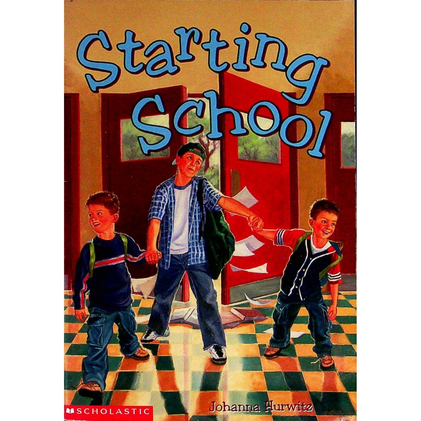 英文原版图书双胞胎开学趣事