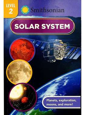 史密森尼分级读物原版书SolarSystem太阳系科普英语绘本适合710岁儿童阅读通过真实高清天文照片和简洁文字讲解太阳系构成及天文