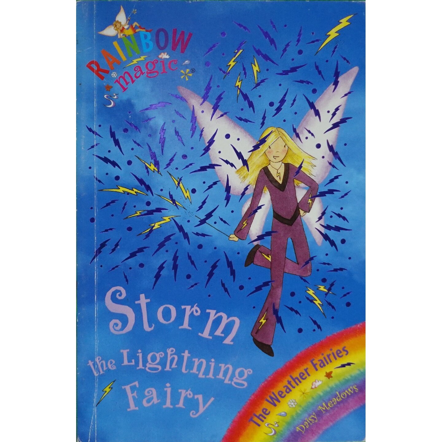 彩虹魔法原版书Storm英语绘本暴风雨闪电仙子儿童奇幻文学710岁适读男女童友谊团队合作天气现象学习戴西梅多斯著佐治里珀