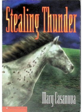 偷窃雷声原版书英语动物小说成长故事StealingThunder讲述小女孩Libby与骏马Thunder的温情故事学习马术知识培养责任感适合710岁