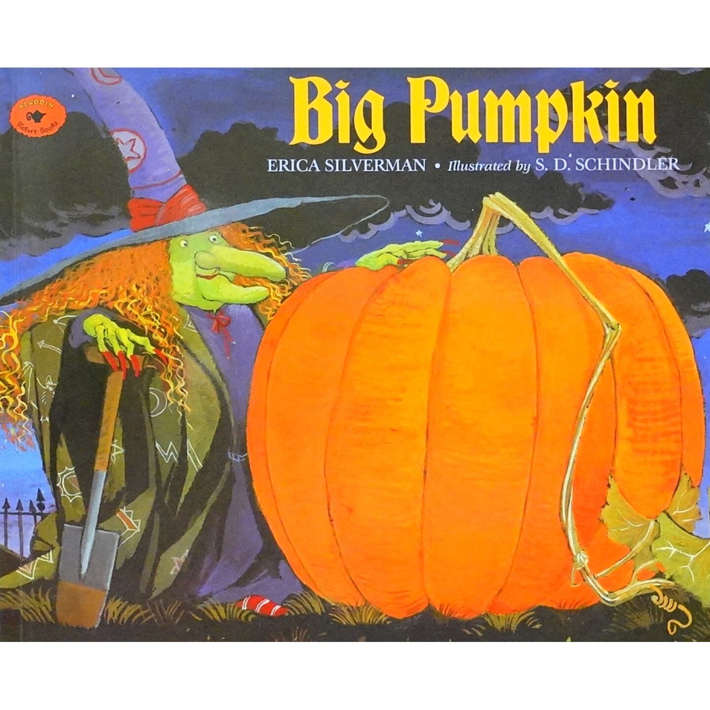 英语原版书大南瓜绘本BigPumpkin艾丽卡西尔弗曼著SD辛德勒绘万圣节主题图画书36岁儿童团队合作故事亲子共读幽默绘本阿拉丁平装