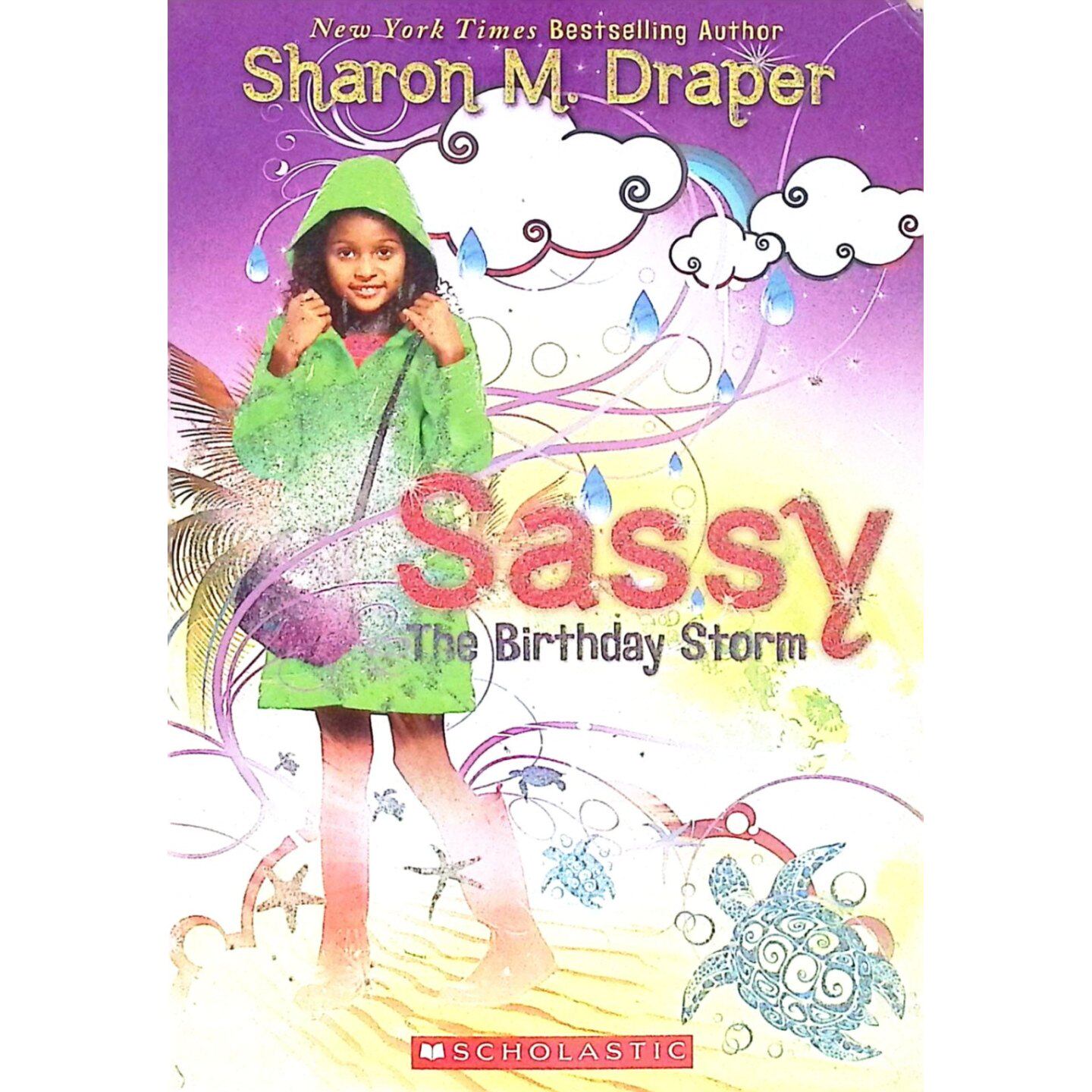 英语原版书生日风暴儿童文学章节书纽约时报畅销作家SharonMDraper作品讲述萨西在飓风来临之际与家人共度难忘生日的故事展现家