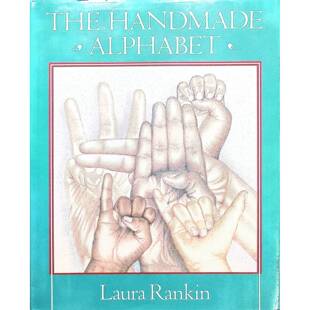 英语原版书手工字母表美国手语绘本亲子共读Learning手语启蒙劳拉兰金创作彩色绘本书适合710岁儿童学习美国手语字母AZ培养对不