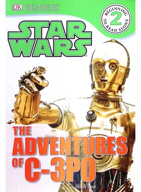 DK读者系列C3PO的冒险英语原版科幻儿童读物适合710岁孩子独立阅读的StarWars主题章节书讲述著名礼仪机器人C3PO的银河系奇遇培