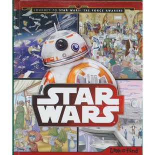 星球大战原版书LookandFind找找看系列英语亲子共读科幻冒险儿童读物互动式阅读体验激发想象力培养观察力适合710岁男女童