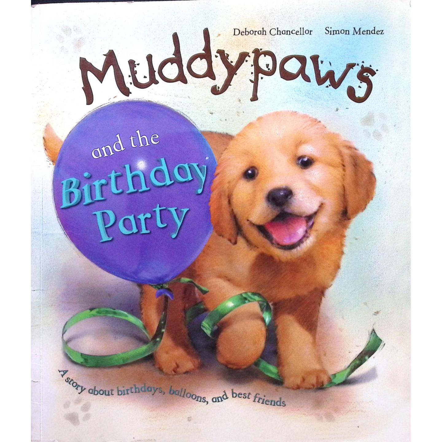 英文原版图书泥爪生日派对绘本