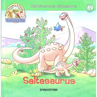 英语原版引进恐龙和朋友们系列萨尔塔龙Dinosaurs绘本适合36岁儿童阅读的科普读物通过生动插图和简单文字介绍萨尔塔龙特征习性