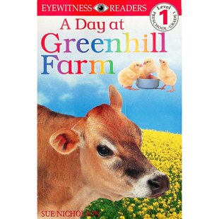 英语原版书目击者读者系列格林希尔农场的一天绘本适合36岁儿童亲子共读通过生动图画和简单英语词汇帮助孩子认识农场动物及其生