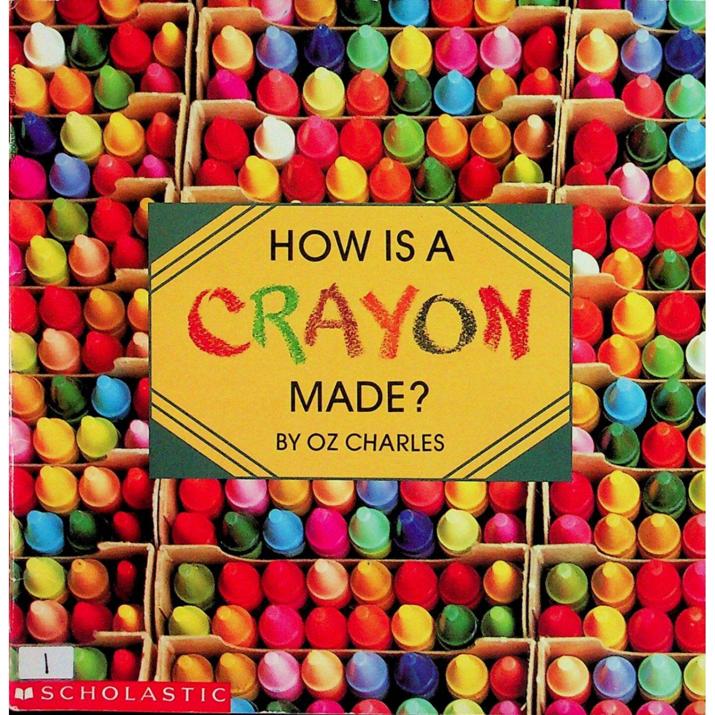 蜡笔是怎么做成的英语原版书How科普绘本亲子共读学乐出版生动展示蜡笔制作全过程激发孩子科学兴趣适合36岁儿童阅读的趣味科普