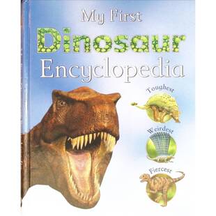 英语原版引进我的第一本恐龙百科全书绘本Science适读710岁儿童科普知识恐龙种类生活习性进化史史前生物精美插图激发科学兴趣