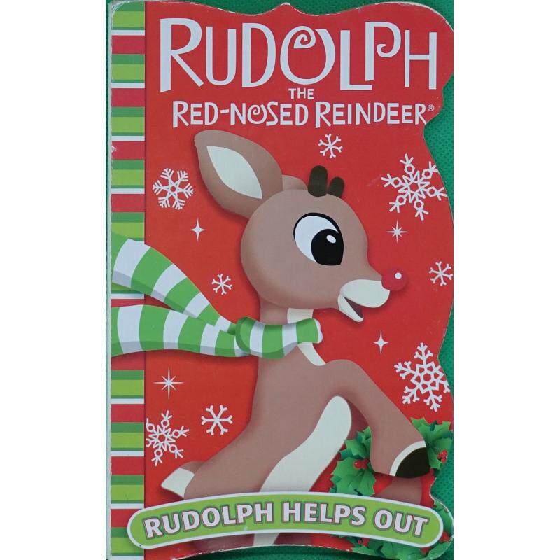 rudolph the red by disney木板书disney红色鲁道夫
