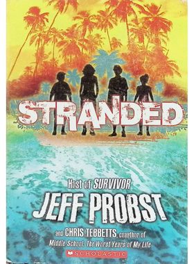 英语原版书流落荒岛系列STRANDED冒险生存章节书适读710岁杰夫普罗斯特著讲述四个孩子在荒岛求生的扣人心弦故事培养团队合作和