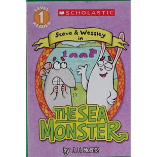 英语原版书史蒂夫和韦斯利系列TheSeaMonster绘本适合36岁儿童亲子共读轻松幽默故事培养阅读能力观察力和想象力学乐出版社出版