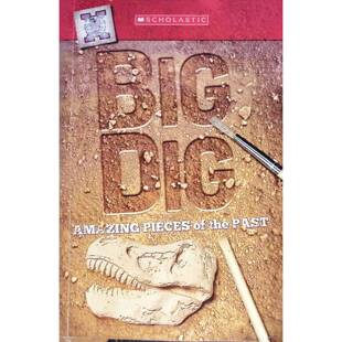 学乐分级阅读原版书英语恐龙化石科普绘本AmazingPiecesofthePast适合710岁儿童探索史前世界了解恐龙种类生活习性化石形成过程