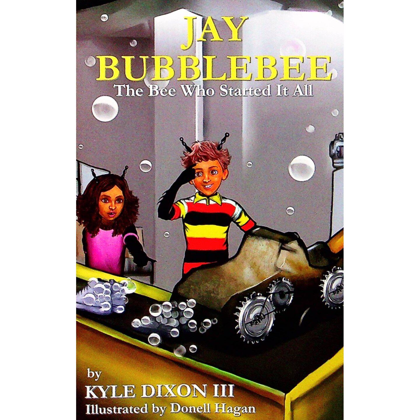 英语原版引进儿童文学杰伊泡泡蜂JayBubblebee彩色绘本讲述没有翅膀的小蜜蜂杰伊经营鞋店拯救家园的励志创业故事适合710岁孩子