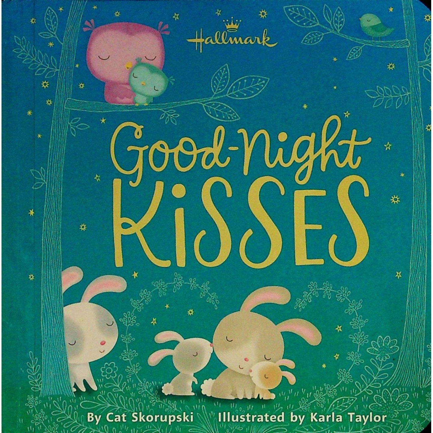 英文原版图书温馨晚安吻绘本