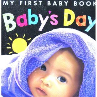 Press我 Book Little Tiger Babys Baby Day 第一本婴儿书 Kids木板书Little First