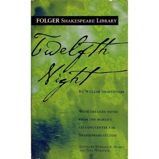 英语原版书第十二夜福尔杰莎士比亚图书馆系列WilliamShakespeare经典喜剧作品适合1114岁青少年阅读黑白印刷章节书提升英语语言