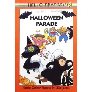 英语原版书你好阅读系列万圣节游行Halloween绘本适合36岁儿童亲子共读由多产作家哈丽特齐弗特创作插画师莉莉詹姆斯绘制明亮生