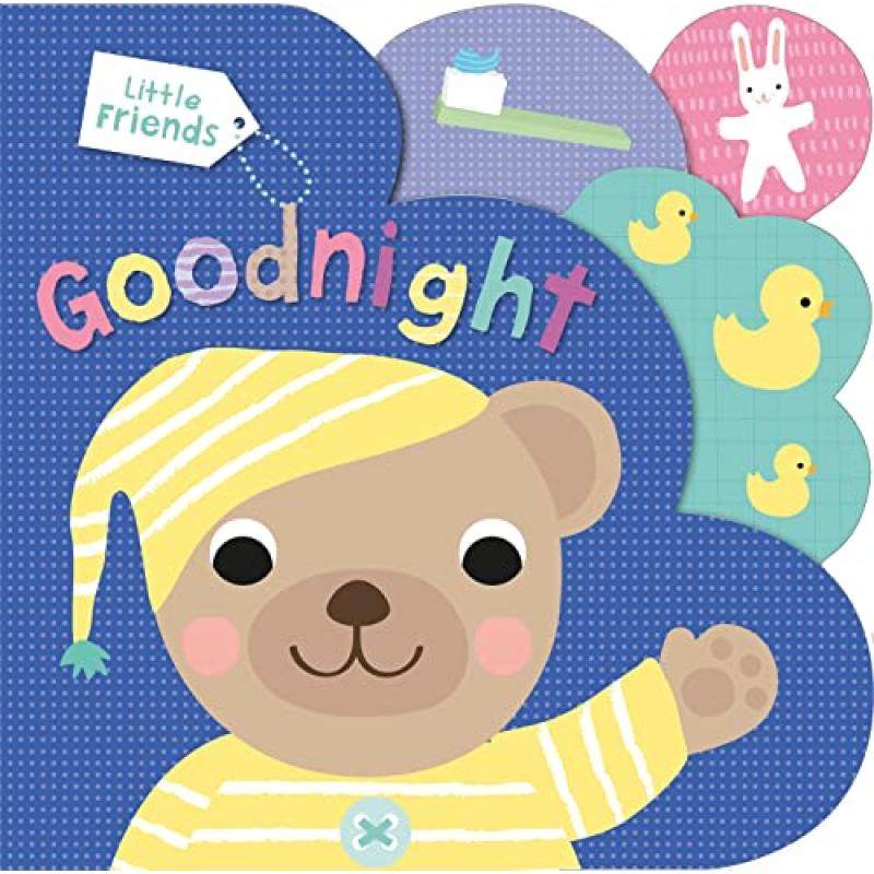 little friends: goodnight by roger priddy木板书priddy books小
