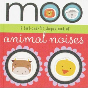 英语原版引进FeelandFit触感动物叫声书安妮辛普森著奇思妙想出版社出版适合02岁低幼儿童认知动物叫声形状颜色亲子共读多感官