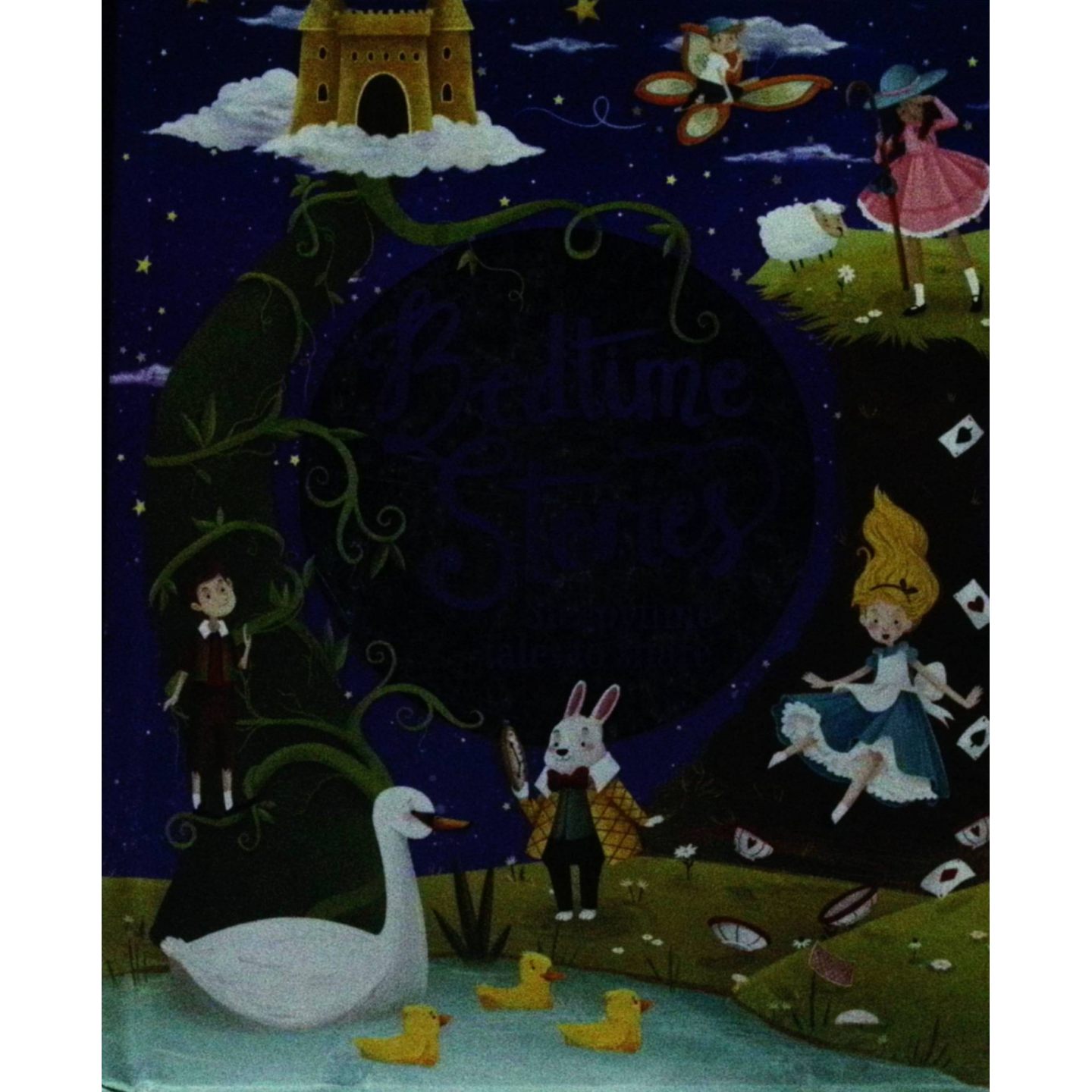 英语原版书床边故事系列童话故事亲子共读BedtimeStories收录爱丽丝漫游仙境等经典童话温馨插画帮助36岁儿童睡前放松培养想象力