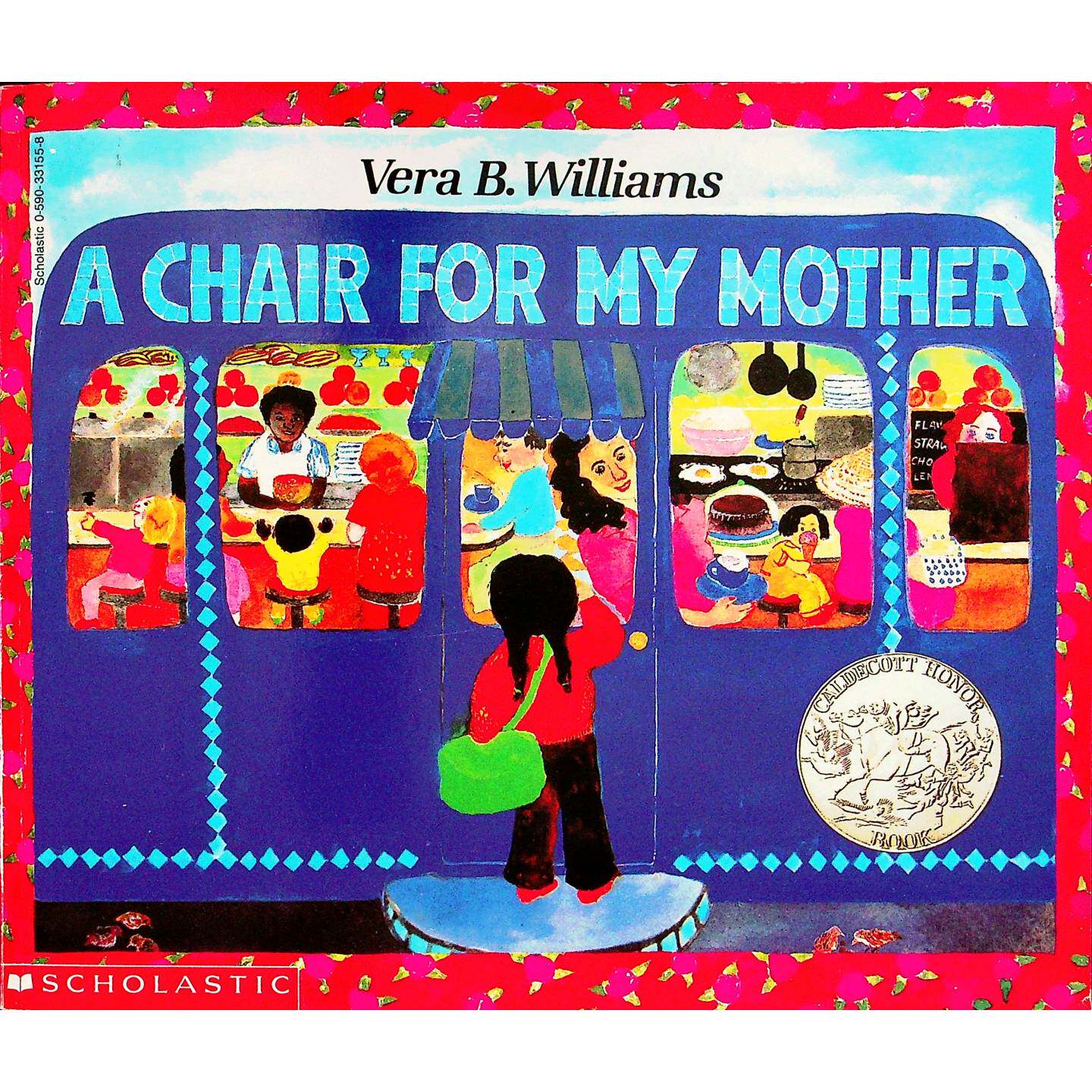 英语原版书凯迪克银奖绘本AChairForMyMother亲子共读温馨家庭故事维拉B威廉姆斯经典作品学乐出版社出版适合36岁儿童培养爱与希