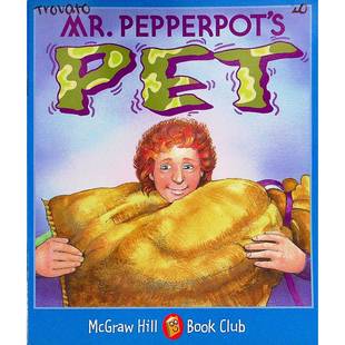 英语原版书佩珀波特先生的宠物绘本彩色插图幽默故事适合710岁亲子共读学习过去完成时状语从句主谓倒装宠物的种类MrPepperpot