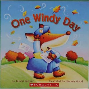 Scholastic刮风 One 一天 Tammi Day Salzano平装 Windy