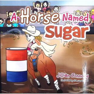 英语原版绘本一匹名叫舒格的马讲述真实励志故事描绘马匹舒格从牧场到职业绕桶赛场的成长历程传递永不放弃梦想的积极价值观适合