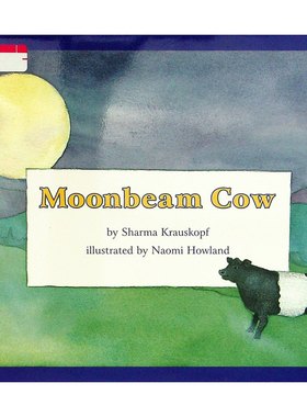 英语原版引进Moonbeam青少年读物系列月光牛绘本童话故事讲述月亮公主在苏格兰高地迷路得到奶牛帮助的温馨故事培养孩子同情心和