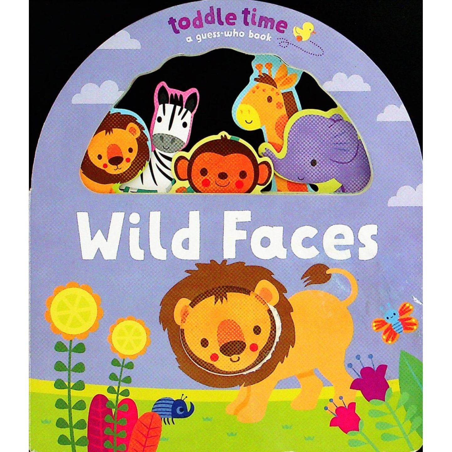 英文原版图书野生动物脸猜谜书