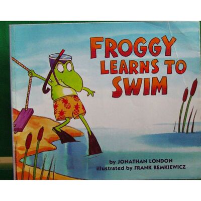 英文原版图书Froggy学游泳绘