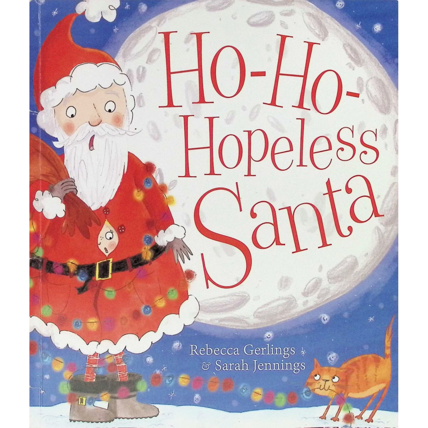 英文原版图书圣诞老人搞笑绘本