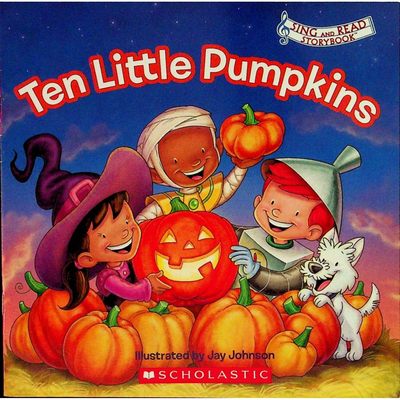 英文原版图书万圣节数数绘本