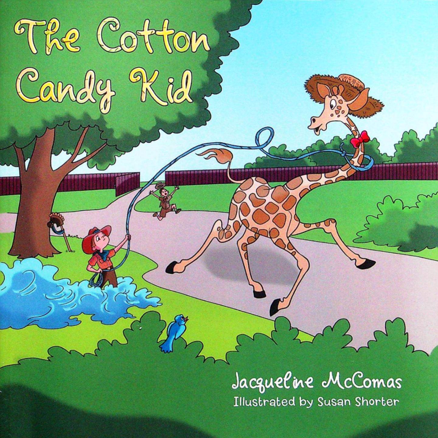 原版英语绘本棉花糖小子TheCottonCandyKid彩色绘本书作者雅各琳麦科马斯创作插画师苏珊肖特绘制适合36岁男孩阅读的幻想故事培