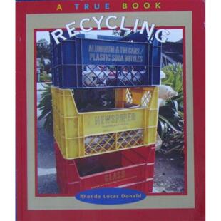 英语原版引进真实之书系列Recycling环保科普绘本适合710岁小学生阅读通过生动插画和简单语言讲解回收利用知识帮助孩子认识可回