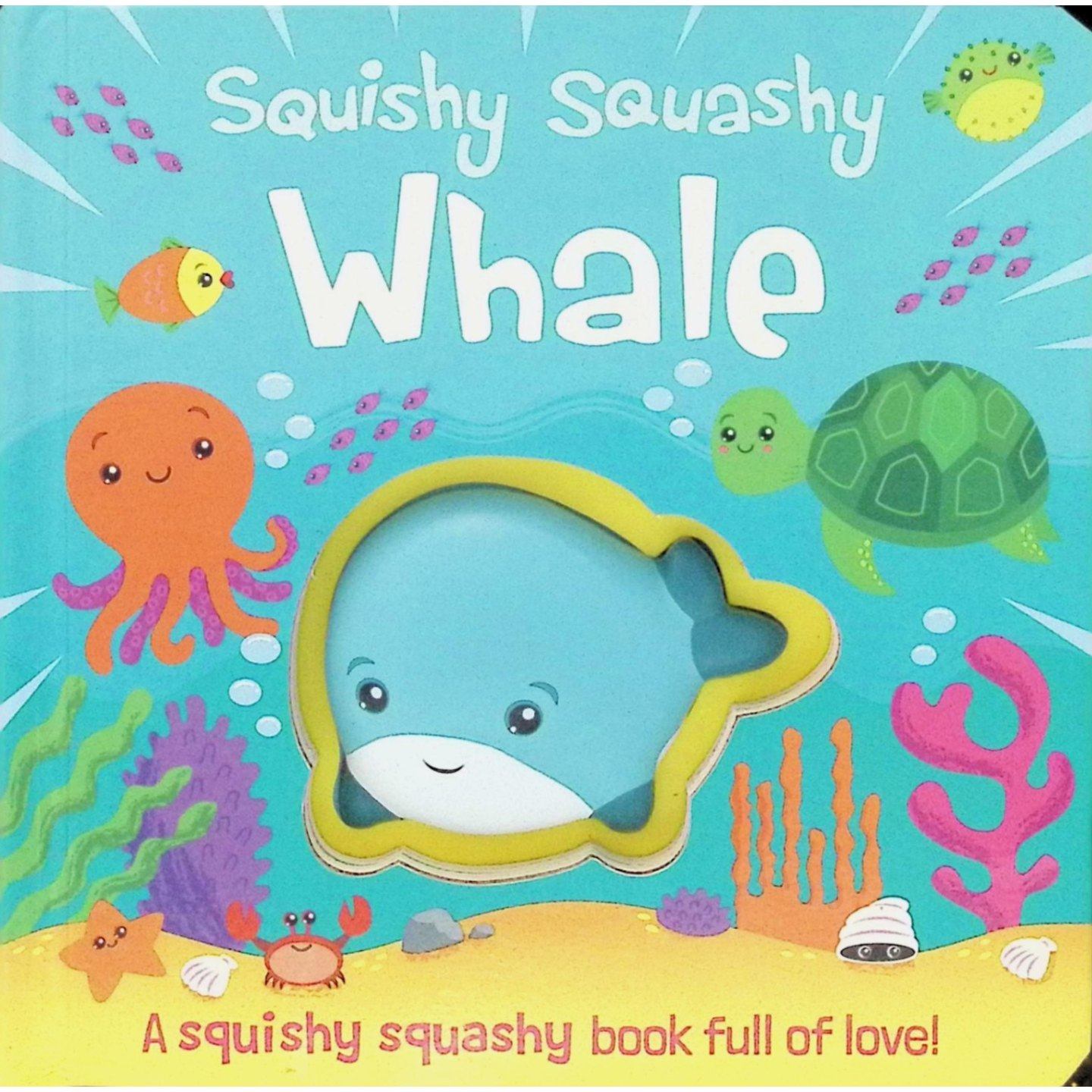 英文原版图书软绵绵鲸鱼触感书