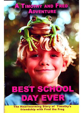 英语原版引进彩色章节书有史以来最好的上学日是蒂莫西与弗雷德的冒险系列第三部讲述小男孩蒂莫西和绿色树蛙弗雷德的温暖友情故