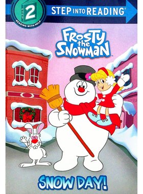 走进阅读系列原版书英语绘本SnowDay讲述雪人弗罗斯提在下雪圣诞前夜的奇妙冒险故事适合36岁儿童亲子共读培养词汇和故事理解能
