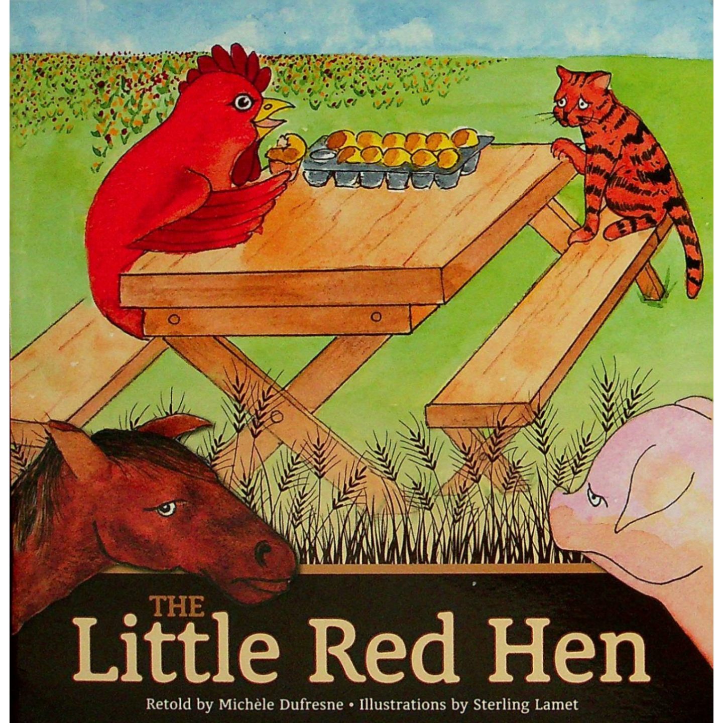 英文原版图书经典小红母鸡绘本