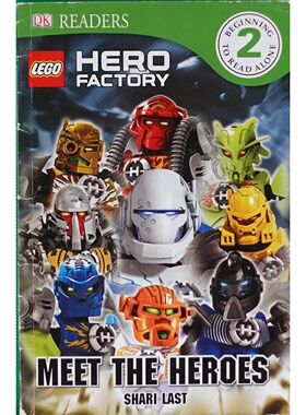 DK读者系列原版引进英语绘本MeetTheHeroes乐高英雄工厂科幻冒险故事适合710岁儿童阅读激发想象力培养团队合作精神沙里拉斯特著