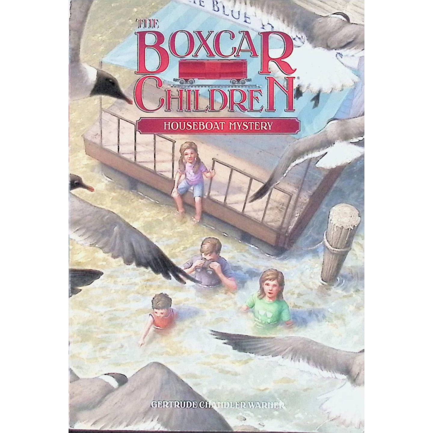 英文原版图书棚车少年游艇之谜