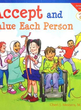 英语原版书自由精神与人和睦相处系列Accept接纳并尊重每个人彩色绘本书亲子共读早教启蒙36岁儿童社会情感学习培养同理心包容心