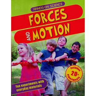 英语原版书动手动脑学科学系列力与运动Science绘本适读710岁阿妮塔加纳里和克里斯奥克斯拉德联合创作通过20多个简单实验图解