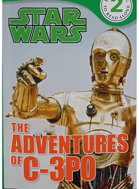 DK读者系列原版引进英语绘本TheAdventuresofC3PO讲述星球大战中备受喜爱的机器人C3PO的冒险故事适合710岁儿童阅读培养英语词