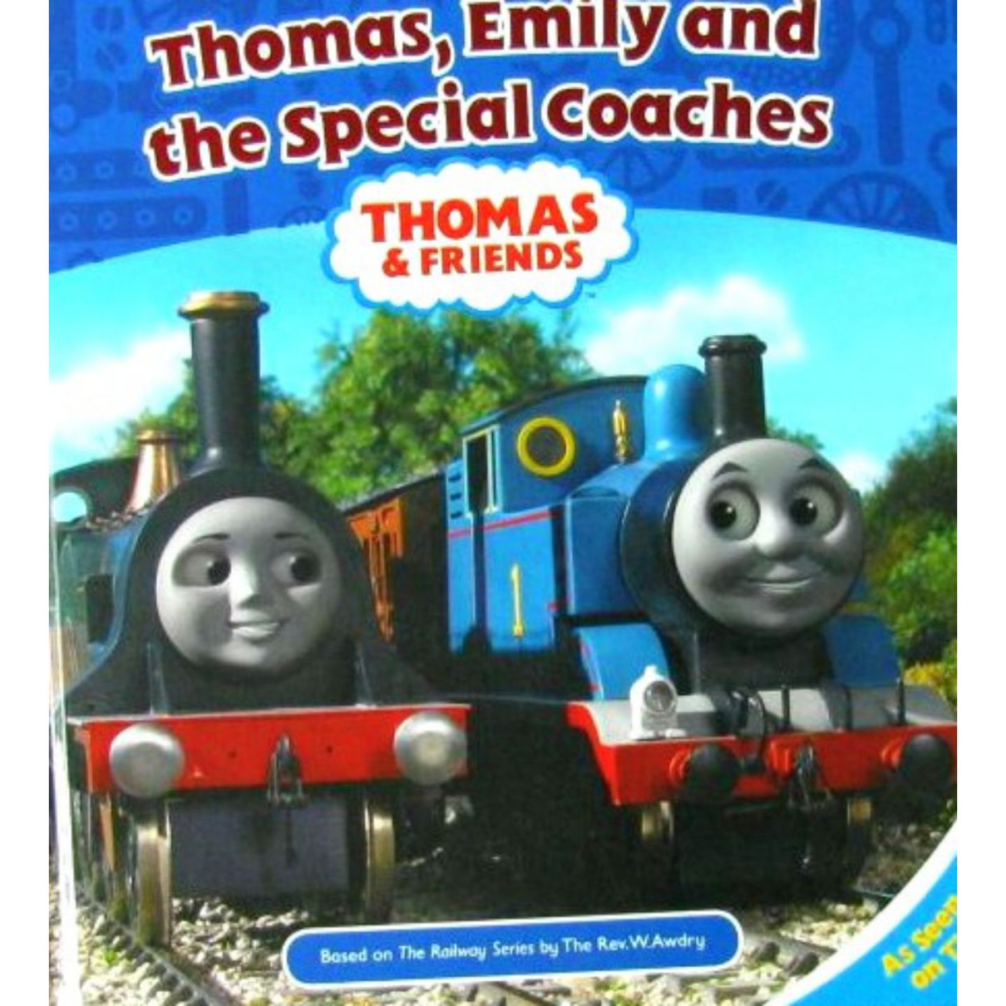 托马斯和朋友们原版书英语绘本Thomas艾米丽和特殊车厢亲子共读英国作家威尔伯特奥德瑞创作的经典火车故事讲述艾米丽寻找被藏起