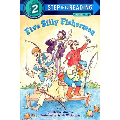 英文原版图书五个傻渔夫数学绘