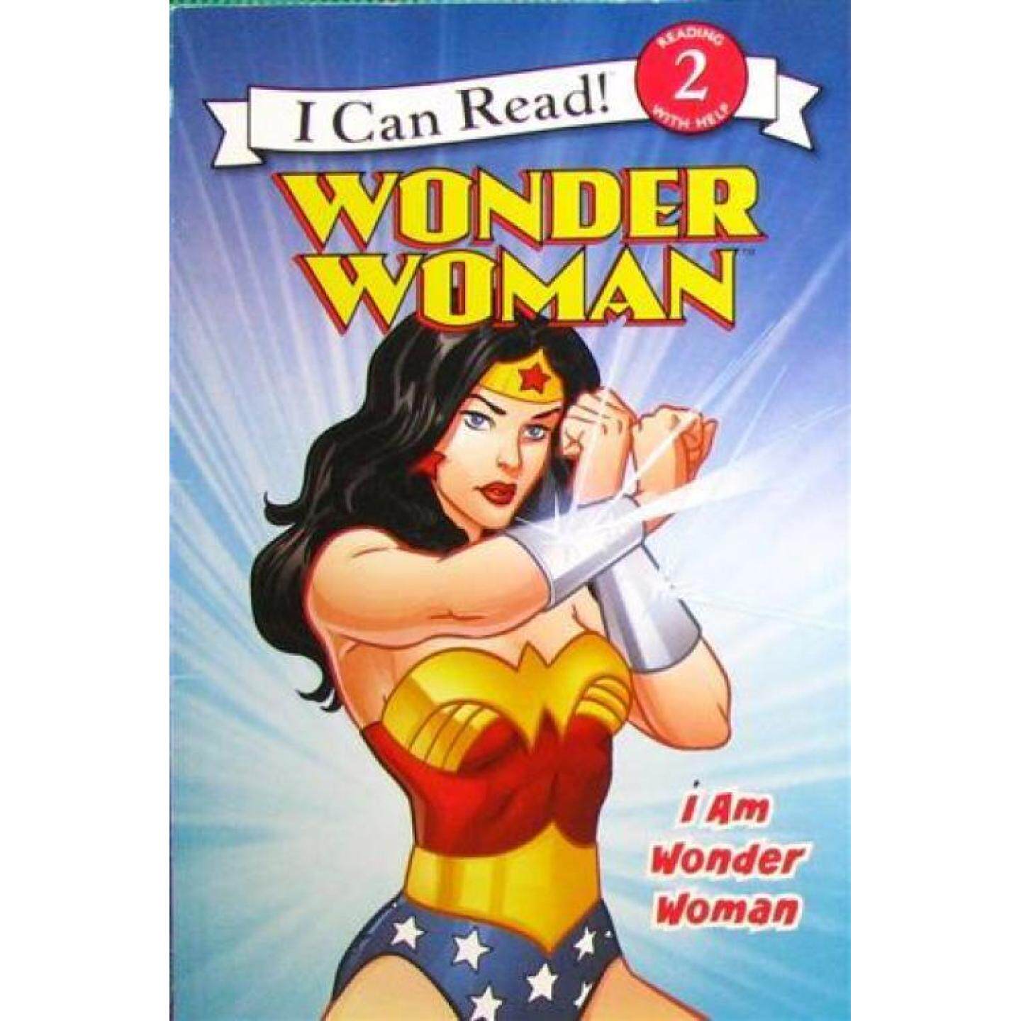 英语原版书我能读系列IAmWonderWoman绘本超级英雄冒险成长适读710岁讲述戴安娜公主成为神奇女侠的励志故事培养孩子勇气自信语