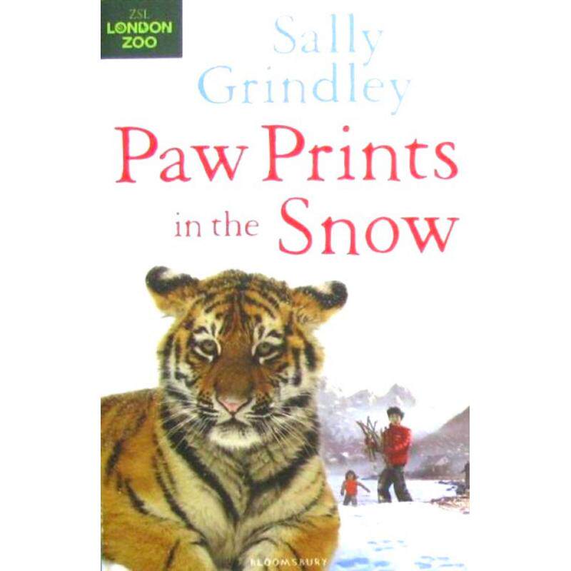 by sally grindley平装bloomsbury publishing plc动物在雪中的脚印